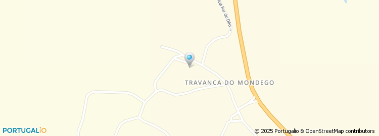 Mapa de Travanca do Mondego