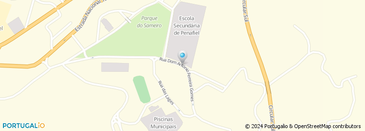 Mapa de Rua Aveleira D Aquém