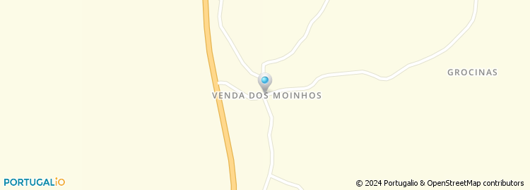 Mapa de Moinhos de Santo António