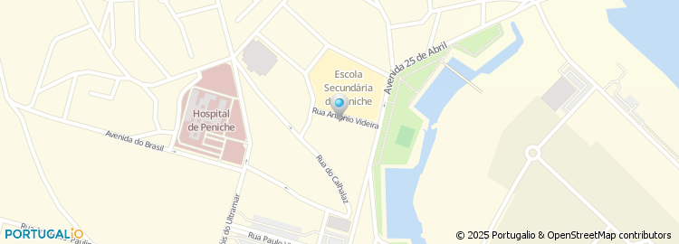 Mapa de Rua António Videira