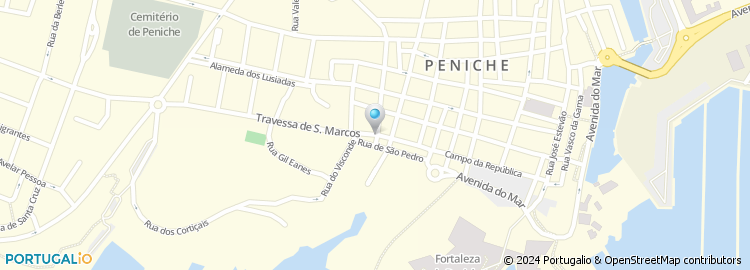 Mapa de Rua de São Marcos