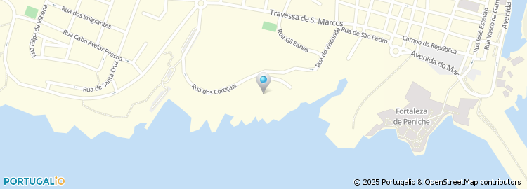 Mapa de Rua dos Mastros