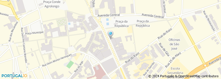 Mapa de Pepe Jeans, Braga