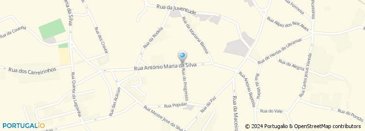 Mapa de Pereira Santinhos - Equip.Hoteleiro e Escritorio, Unip., Lda