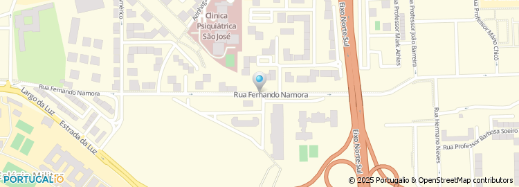 Mapa de Peres Correia - Dermatologia Medico Cirurgia e Dermocosmetica, Lda