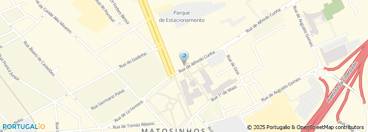 Mapa de Perfumaria Barreiros Faria, Matosinhos