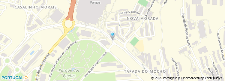 Mapa de Perfumaria Barreiros Faria, Oeiras Parque