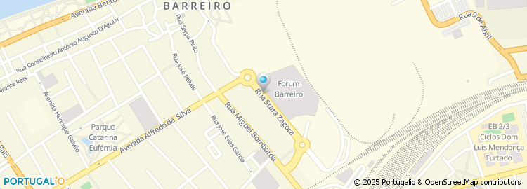 Mapa de Perfumaria Douglas, Fórum Barreiro