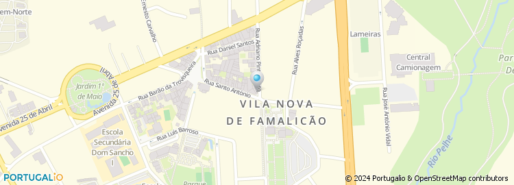 Mapa de Perfumaria Equivalenza, Vila Nova de Famalicão