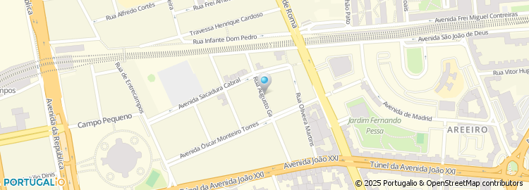 Mapa de Perlantico - Represent., Publicidade e Turismo, Lda