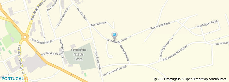 Mapa de Pichelaria Alto da Costa, Lda