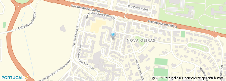 Mapa de Pingo Doce, Centro Comercial Palmeiras - Oeiras