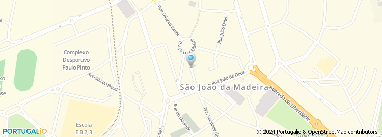 Mapa de Pingo Doce, S. João Madeira