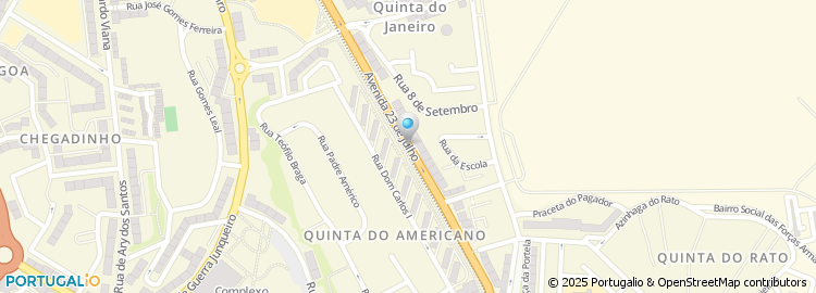 Mapa de Pinhaco - Projectos Industriais, Habitação e Construção, Lda