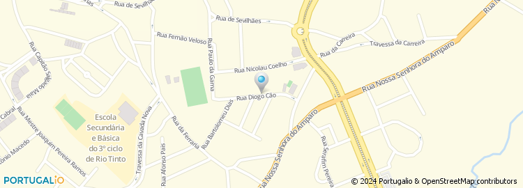Mapa de Pinhamoura - Mobiliario de Escritorio, Lda