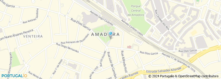 Mapa de Pizza Hut, Amadora, Lisboa