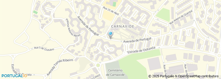 Mapa de Pizza Hut, Carnaxide