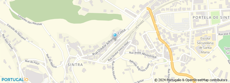 Mapa de Pizza Hut, Sintra