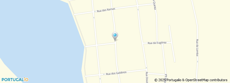 Mapa de Pizzaria Praia Mar