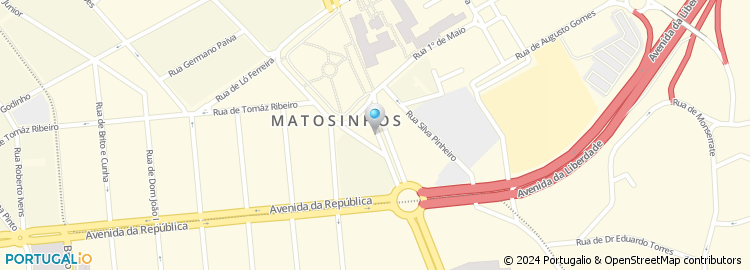 Mapa de Pluricosmética, Matosinhos