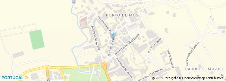 Mapa de Policlinica de Porto Mos, Lda