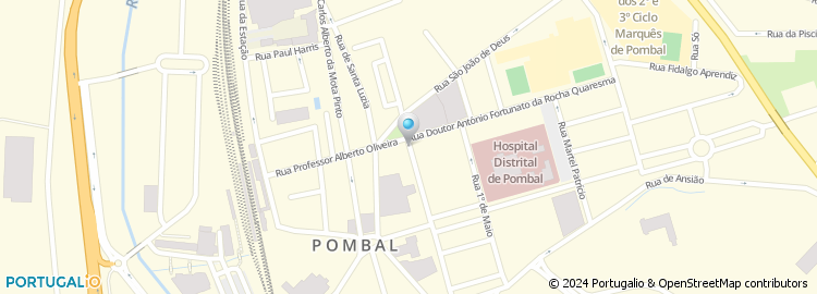 Mapa de Polipom - Policlinica de Pombal, Lda