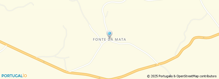 Mapa de Fonte da Mata