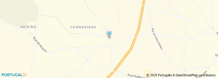 Mapa de Rua das Chanheiras