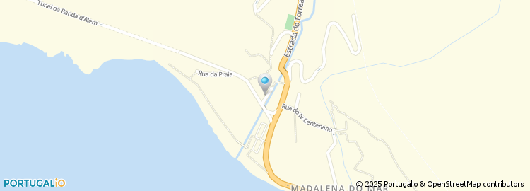 Mapa de Travessa da Banda Além