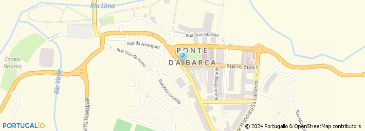 Mapa de Rua António José Pereira