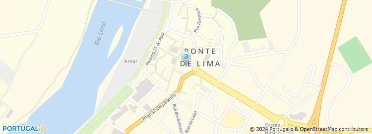 Mapa de Ponte de Lima Shop