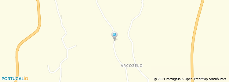 Mapa de Pedregosas - Arcozelo