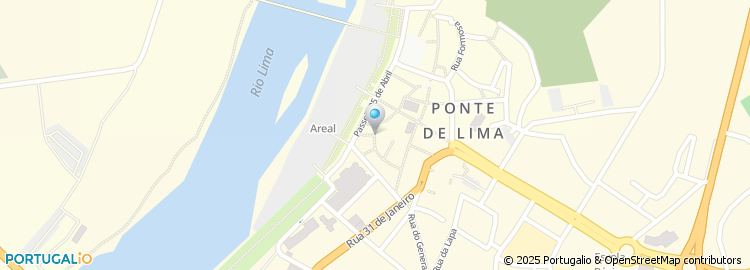 Mapa de Rua da Porta Nova