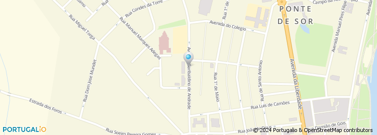 Mapa de Avenida Garibaldino de Andrade