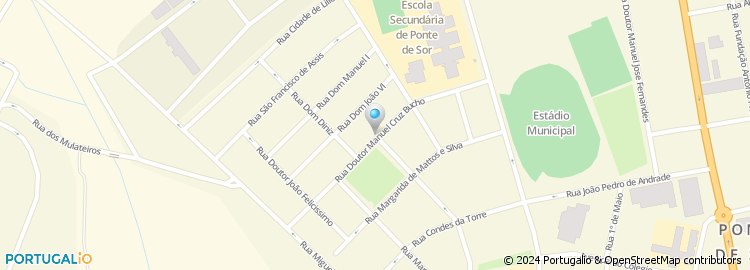 Mapa de Rua Doutor Manuel da Cruz Bucho