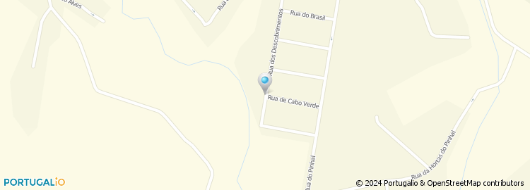 Mapa de Rua cabo Verde