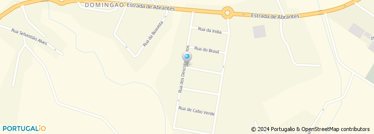 Mapa de Rua da Guiné-Bissau