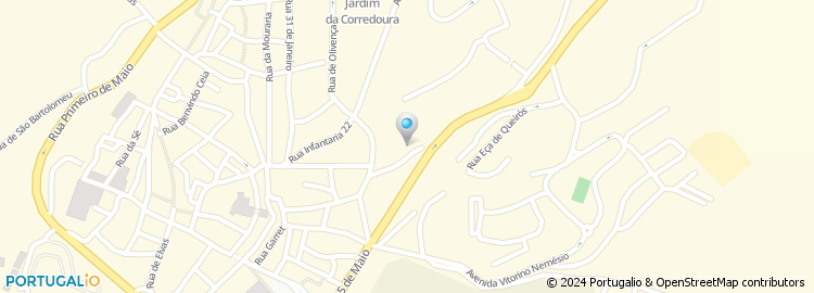 Mapa de Beco da Rua Lopes Pires