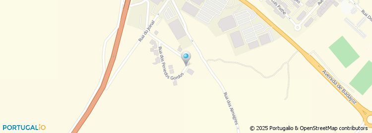 Mapa de Rua dos Penedos Gordos