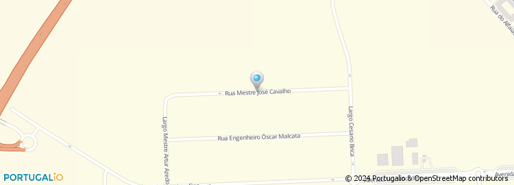Mapa de Rua Mestre José Carvalho