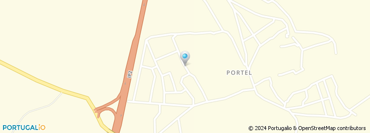Mapa de Rua Bombeiros Voluntários de Portel