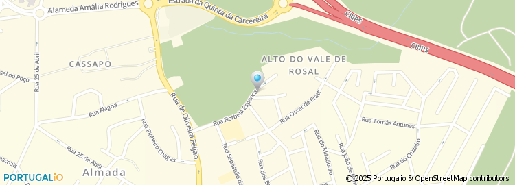 Mapa de Pórtico Longo - Cofragens e Construções, Unipessoal Lda