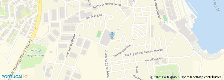 Mapa de Avenida São Lourenço da Barrosa
