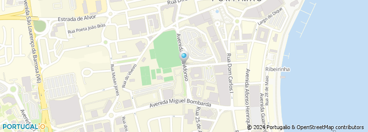 Mapa de Avenida Zeca Afonso