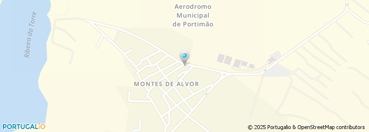 Mapa de Montes de Alvor