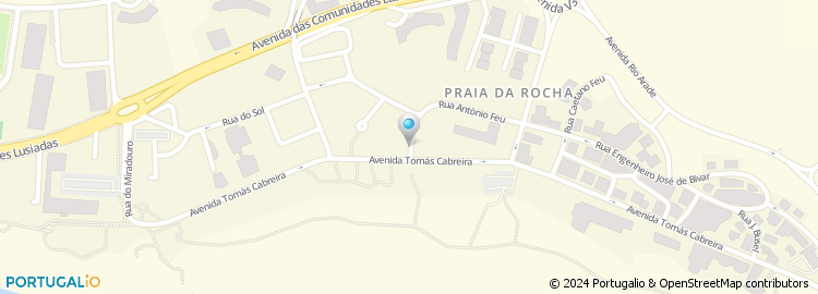 Mapa de Rua António Feu