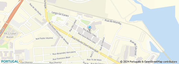 Mapa de Rua Basílio Teles