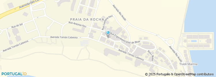 Mapa de Rua do Mar