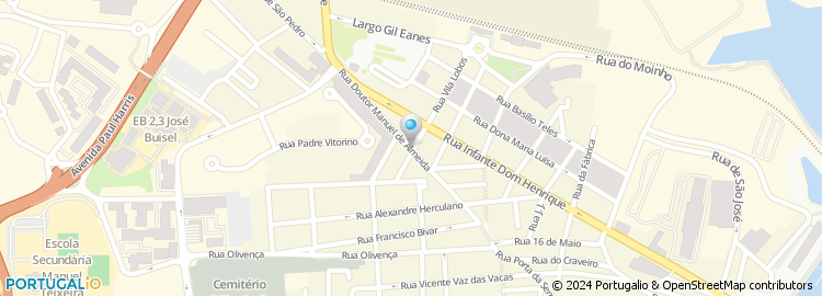 Mapa de Rua Doutor Manuel de Almeida