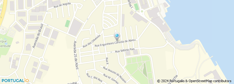 Mapa de Rua Engenheiro Cancela de Abreu